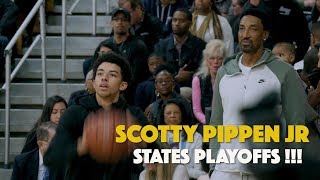 SCOTTY PIPPEN JR | State Playoff Highlights vs Mater Dei | SIERRA CANYON Wealth