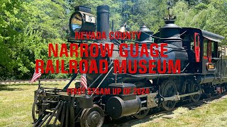 Nevada city railroad museum first steam up of 2024