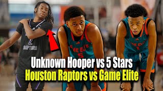 5 Stars Ryan Hampton and Lincoln Cosby Make their Debut Together Game Elite vs Houston Raptors 15u