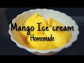 Homemade Mango Icecream