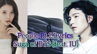 Agust D   people Pt2 S feat Iu bts agustd suga