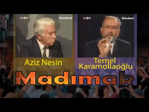 Karamollaoğlu ve Aziz Nesin Canlı Yayında Tartıştı  Tarih 1993