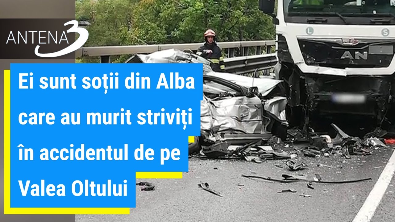 Ei sunt soții din Alba care au murit striviți în accidentul de pe Valea Oltului
