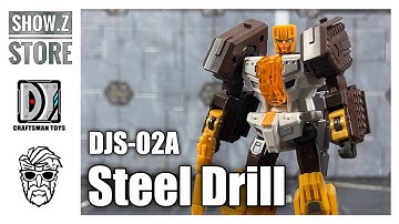 Craftsman Toys DJS-02A Steel Drill Hero Transformers Legend Class Nosecone