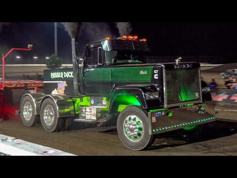 INSANITY! Hot Rod Semi Pulling 2025! Joliet, Illinois "Red, White, & Boom" Truck and tractor pull.