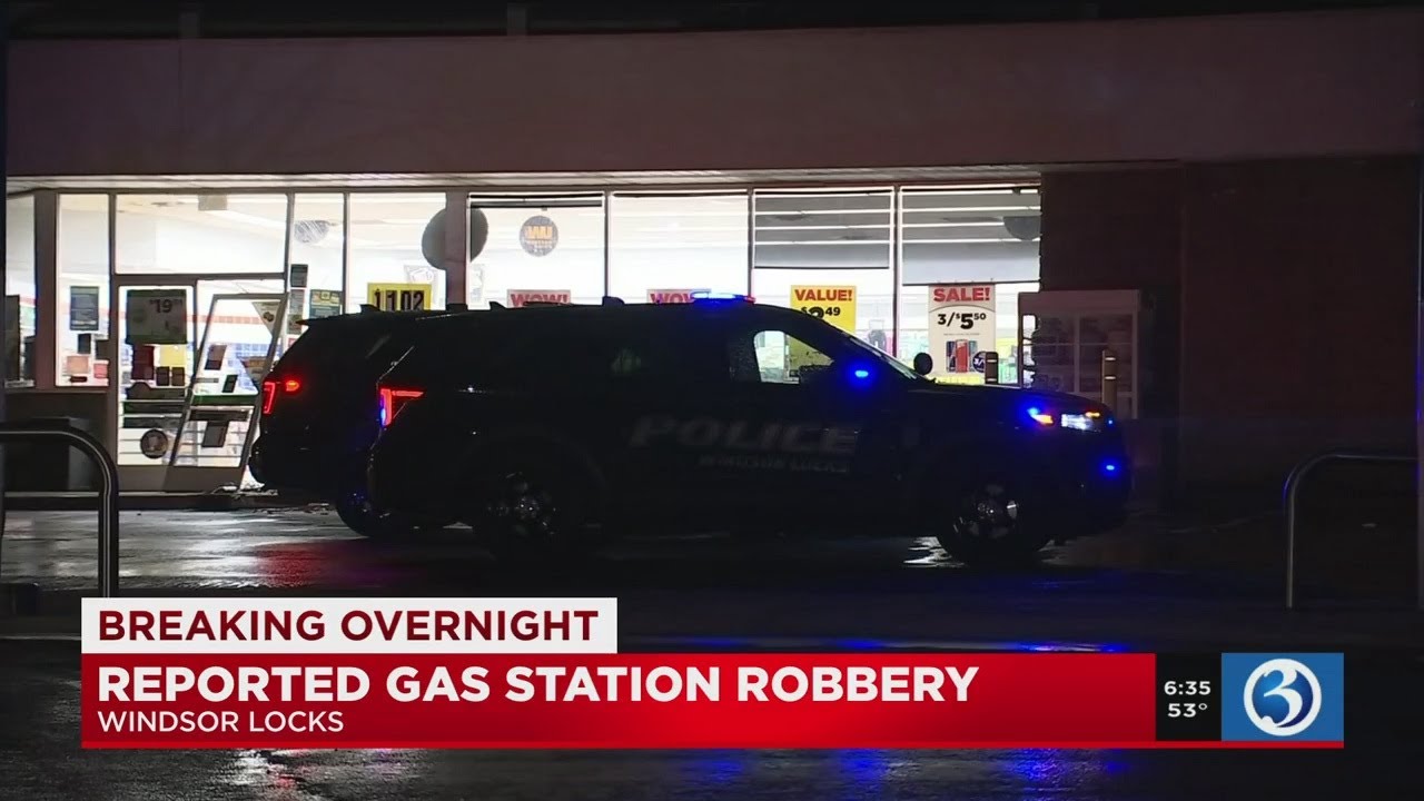 VIDEO: Police seek suspect in Windsor Locks gas station robbery - YouTube