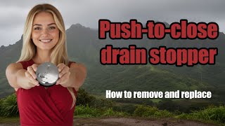 How to Replace a Bathtub Drain Flange & Push-to-Close Stopper (DIY Tub Drain Repair)