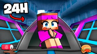 Je passe 24h dans un Trampoline Park sur Minecraft !