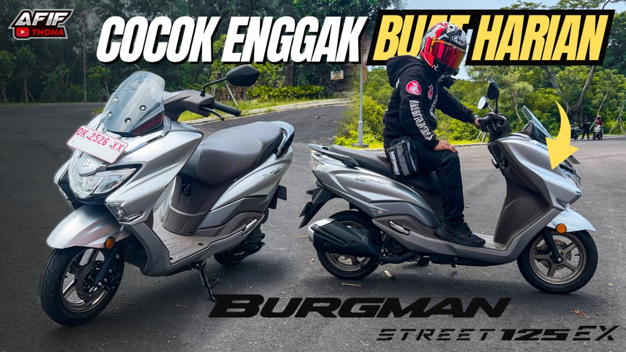 BAWA PULANG SUZUKI BURGMAN STREET 125 EX‼️ UNTUK HARIAN COCOK GAK😍 #burgmanstreet125