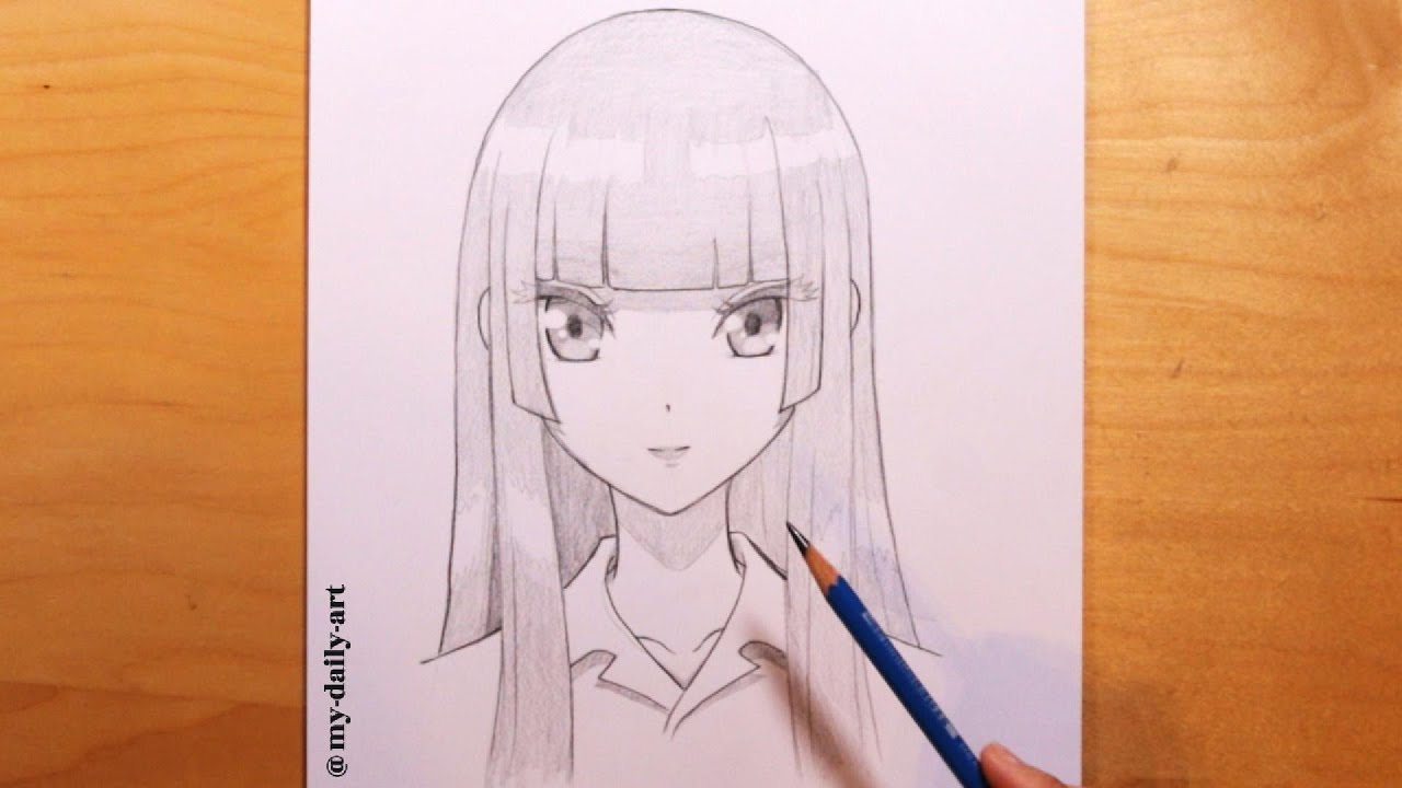 Как нарисовать Хикари Ванду из «Вандэнс» | Легкий рисунок аниме-девушки для начинающих