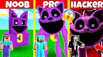 CATNAP POPPY PLAYTIME CHAPTER 3 DEEP SLEEP HOUSE BUILD CHALLENGE - NOOB vs PRO vs HACKER / Animation