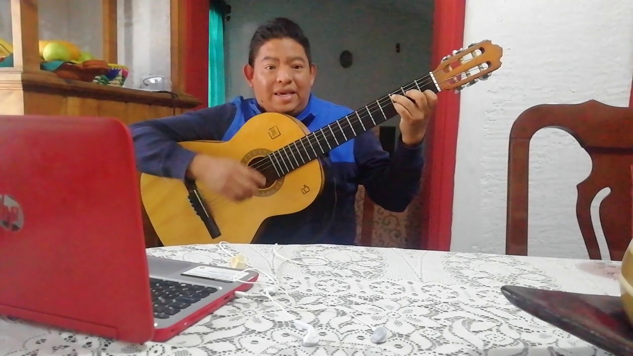 Como tocar A Unos Ojos en Guitarra acustica fácil y rápido