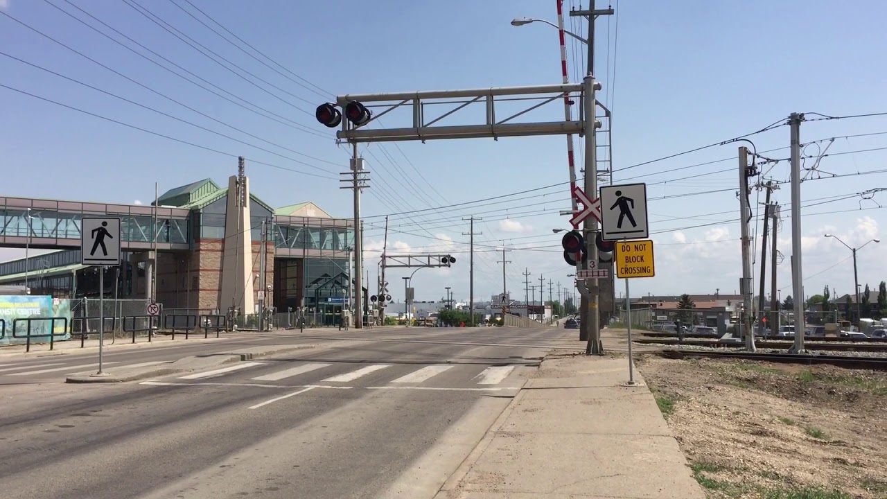 129 Avenue NW Railway Crossing (near Belvedere LRT Station) (North Side