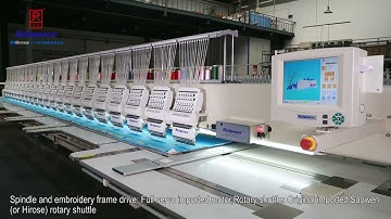 How To Make Precise Flat Embroidery By  Richpeace Computerized  Embroidery Machine