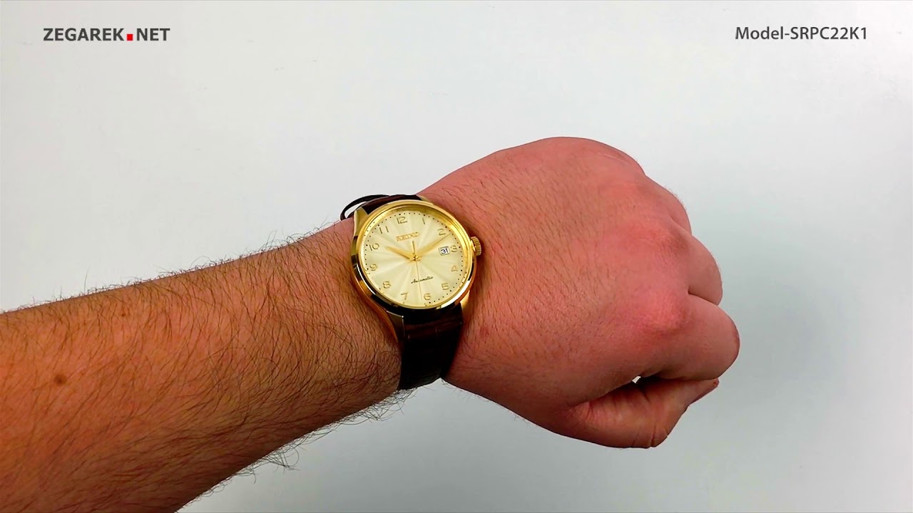 Seiko Automatic SRPC22K1 - Zegarek.net - YouTube