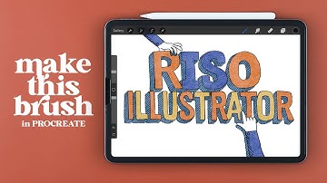 Create Riso Illustrator Brush in PROCREATE