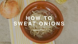 Kitchen Essentials - How To Sweat Onions | Wild Dish