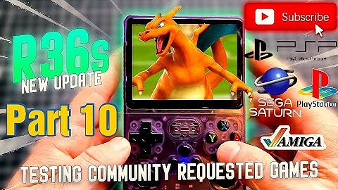 R36s new update (description), testing community requested games part 10  PSP, PS1,Saturn ,Amiga