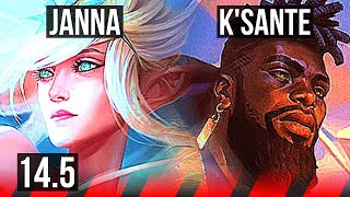 JANNA vs K'SANTE (TOP) | 7/1/10, Dominating | EUW Grandmaster | 14.5