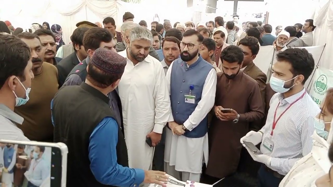 Dr. Akhtar Malik Visit TB Health Screening Camp in Multan