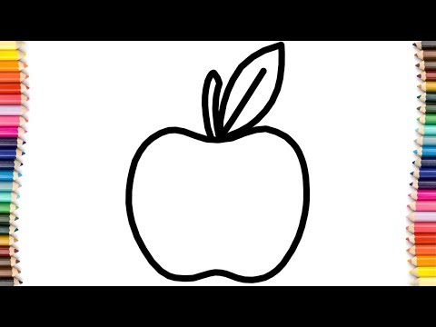 Download Apple Coloring Pages How To Draw Big Apple And Coloring ...