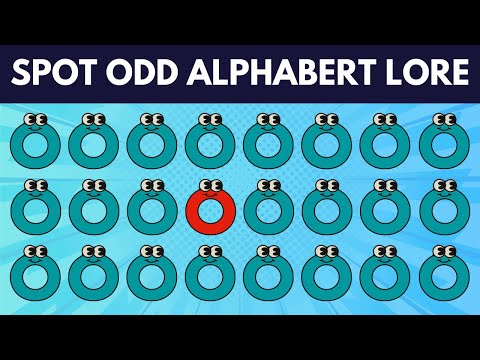 How Sharp Are Your Eyes Can You Find Odd Alphabet Lore Out Easy, Medium, And Hard Levels | S01E07