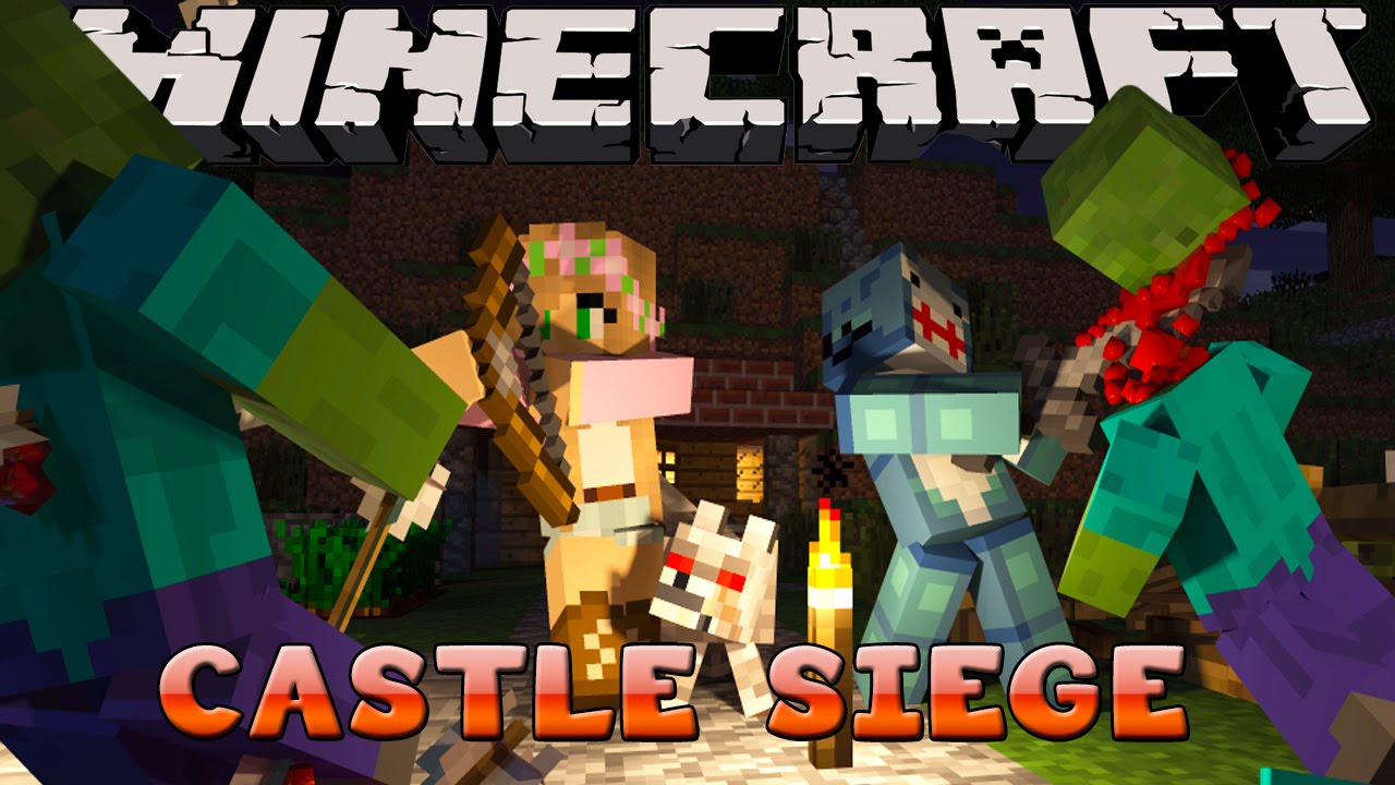 Minecraft Little Kelly Zombies Attacking The Castle Youtube - little kelly is attacked by zombies roblox youtube