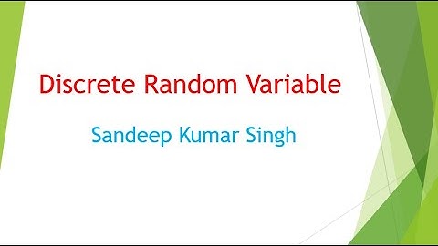 Discrete Random Variable | Engineering Mathematics | Probability and Statistics|  L1