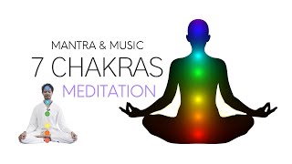 7 Chakra Mantra Meditation | Use Headphones for Best Experience | YOGA WITH AMIT