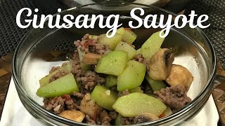 Ginisang Sayote With Mushroom Easy Recipe Pinoy Flavor
