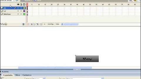 Menu emergente flash básico buenisimo