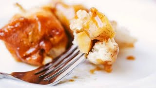 Simple Food Recipe, Tasty Baked Caramel Apple Monkey Bread