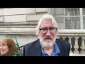 Interview with jeremy paxman at the movers  shakers parky charter petition outside number 10