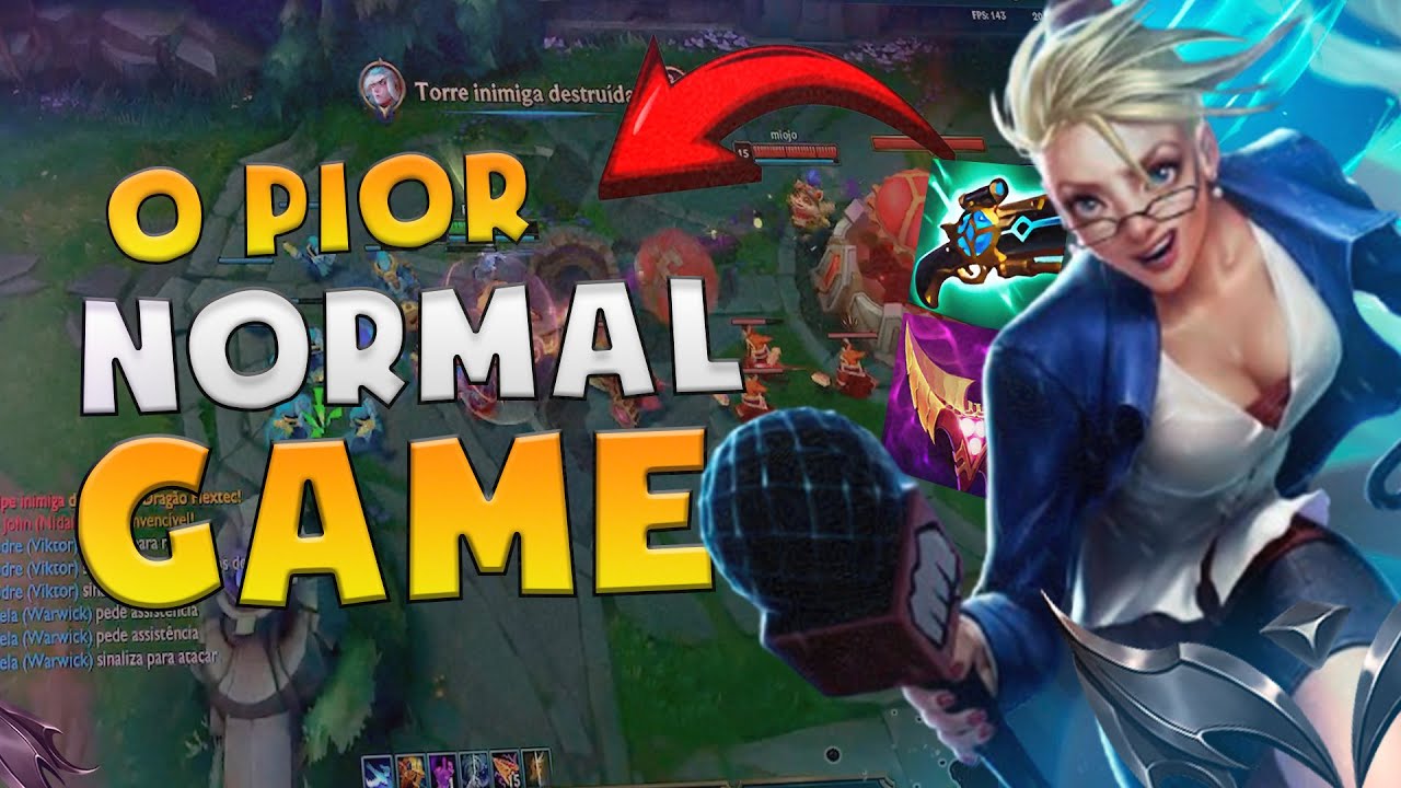 A PIOR PARTIDA DO NORMAL GAME - YouTube
