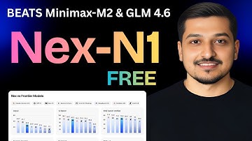 Nex N1 (FREE) : The New Era of Agentic Foundation Models BEATS Minimax-M2 & GLM 4.6