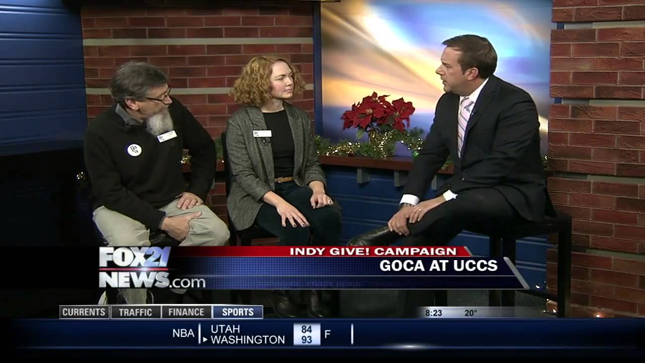 Indy Gives UCCS GOCA (KXRM 12-15-2014)