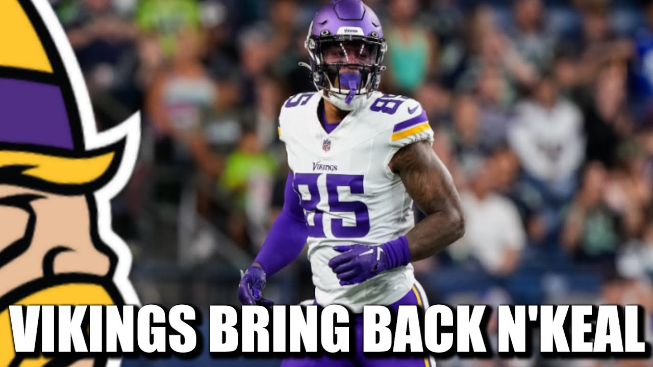 Vikings Bring Back WR N'Keal Harry to Practice Squad, Cut C Alan Ali