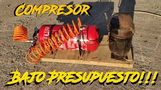 Make your HOME COMPRESSOR with a Refrigerator, a Fire Extinguisher and  30$