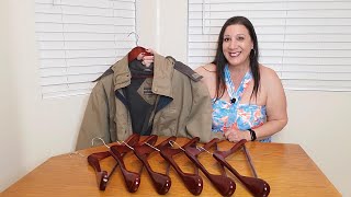 Wooden Hangers For Clothes - Heavy Duty by Suzy Valentin 50 views 2 months ago 1 minute, 49 seconds