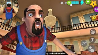Scary Stranger 3D New Update New Levels Climb Up to the Chandelier - Android Gameplay 2020 FHD screenshot 3