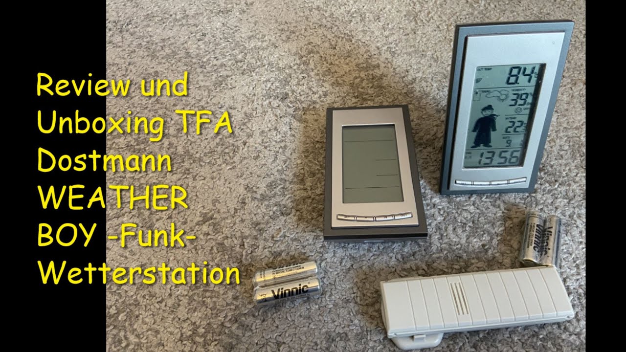 TFA Dostmann WEATHER BOY - Funk-Wetterstation / Review und Unboxing
