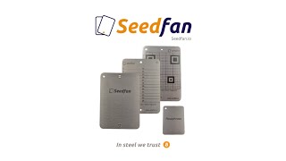 Secure Your Bitcoin with Seedfan - The Ultimate Metal Backup Solution