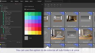 Selecting Multiple Folders - Connecter 3D Assets Manager