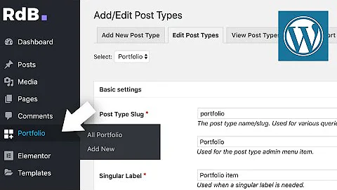 Creating Custom Post Types With ACF and CPT UI for my Portfolio