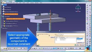 CATIA ASSEMBLY DESIGN - Broken Constraints