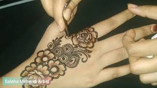 Khafeef Design For Beginners Khafeef Style Henna Simple And Easy Mehendi Design