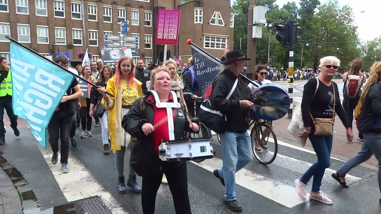 Animal Rights March Amsterdam 2018 -  Mars voor rechten van het dier