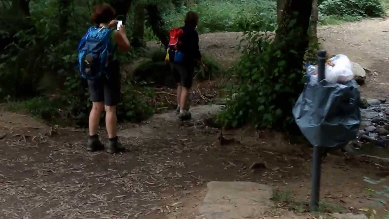 A PONTE DAS PENAS Y O REGO CATASOL. CAMINO DE SANTIAGO, de Melide a Raído