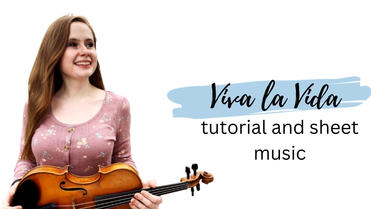 Viva La Vida Violin Tutorial and Sheet Music YouTube