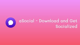 aSocial - Get Socialized (Official Promotion Advertisement) screenshot 1